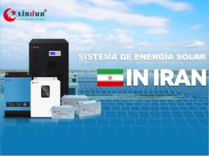 Sistema de energía solar Xindun de China