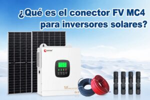 conector FV MC4 para inversores solares
