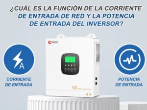 Sistema de energía solar Xindun de China corriente de entrada y potencia de entrada del inversor