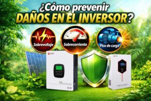 Sistema de energía solar Xindun de China daños en el inversor