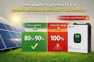 Sistema de energía solar Xindun de China potencia máxima de entrada FV del inversor