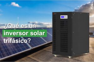 qué es un inversor solar trifásico