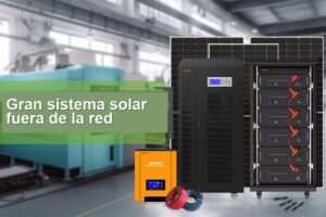 sistemas solares de gran potencia fuera de la red
