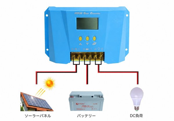 PWMチャージコントローラー配線図