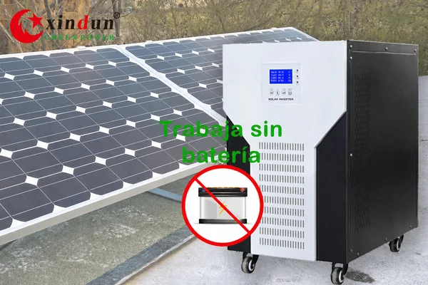 Sistema de energía solar sin batería y inversor solar fuera de la red sin batería
