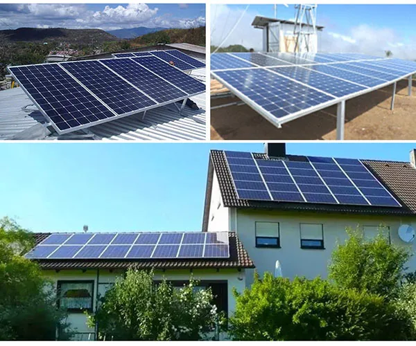 Paneles solares convierten CC a CA. Paneles solares convierten CC a CA.