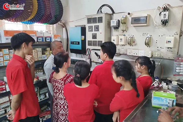 Atención al cliente del inversor de energía solar XINDUN China