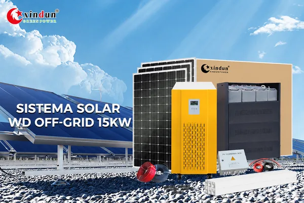 Calculadora de sistema solar de 15 KW fuera de la red