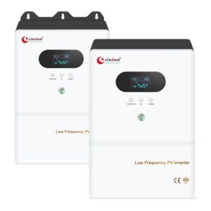 chargeur d’onduleur solaire hybride à phase divisée — vue avant