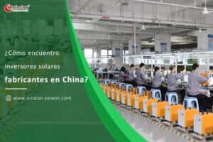 ¿Cómo encuentro fabricantes de inversores solares en China?