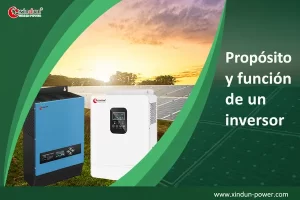¿Cuál es el propósito y función de un inversor?