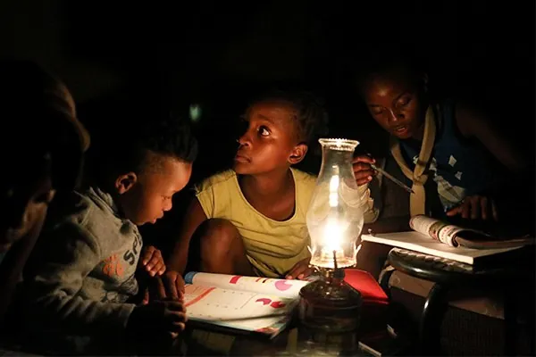 escasez de electricidad en Sudáfrica