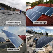 Estante de montaje de paneles solares