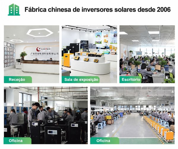 fábrica xindun de inversor solar