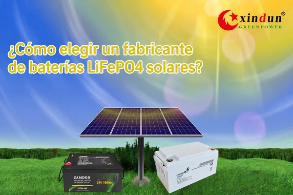 fabricante de baterias solares