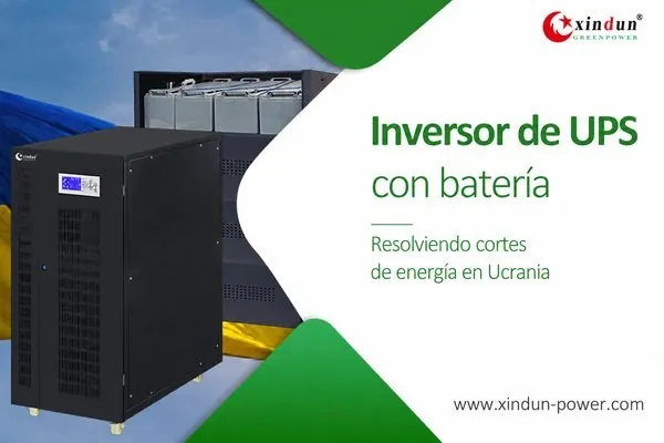 Inversor UPS con batería