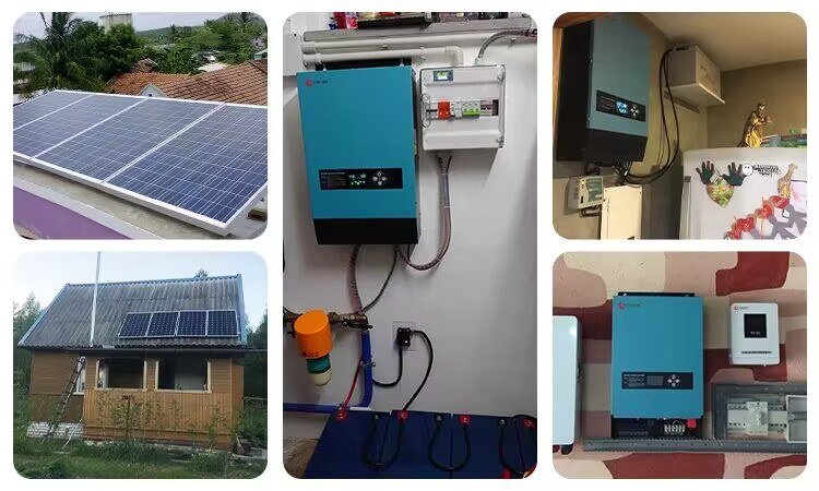 instalação do sistema solar off-grid 12V 24V 48V instalação do sistema solar off-grid 12V 24V 48V