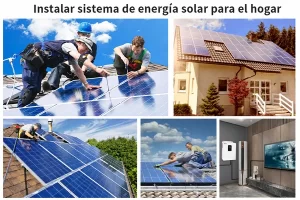 Instalar un sistema de energía solar para el hogar