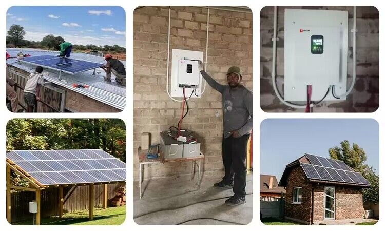 Installation de hp pro-t Installation du système solaire 5kva