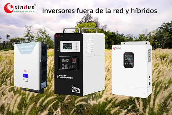 Inversor solar conectado a la red, fuera de la red o híbrido Inversor solar conectado a la red, fuera de la red o híbrido