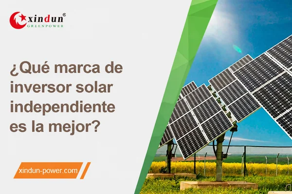 Marca de inversor solar independiente Marca de inversor solar independiente