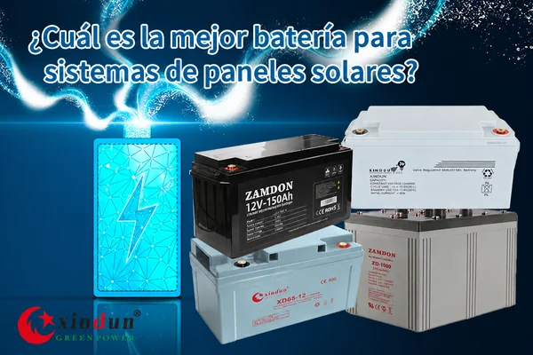 mejor bateria para sistema de paneles solares