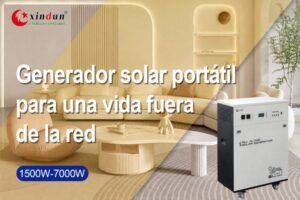 mejor generador solar para vida fuera de la red