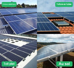 panneau solaire en arrière