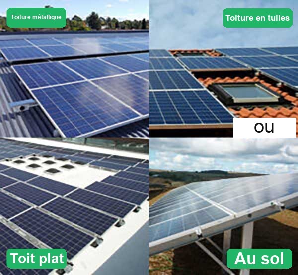panneau solaire en arrière panneau solaire en arrière