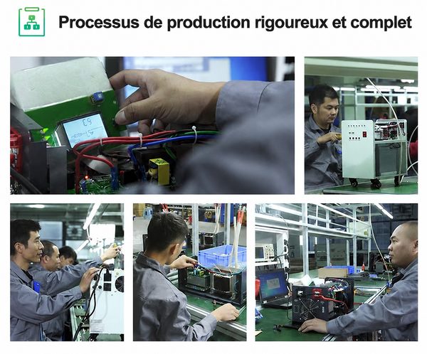 processus de production d'onduleurs