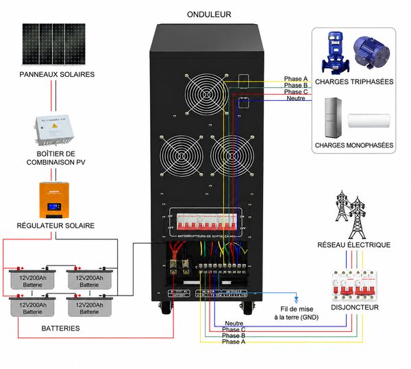 Schéma de câblage 4kva-8kva Schéma de câblage 4kva-8kva