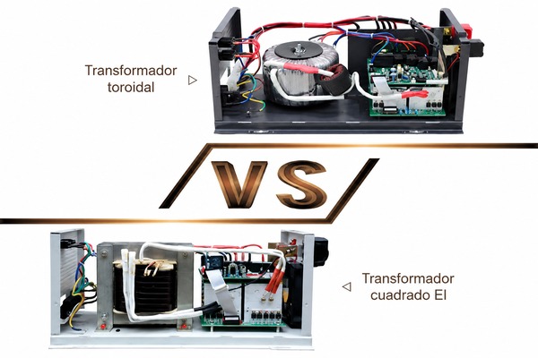 Transformador toroidal o transformador cuadrado de la IE? ¿Cuál es mejor para el inversor?