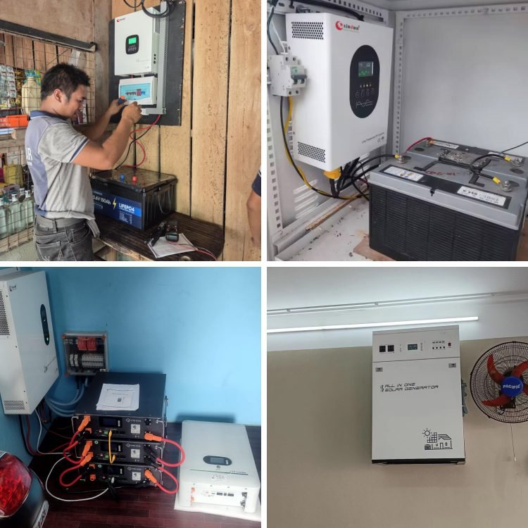 cas d'onduleur solaire et batterie pour la maison