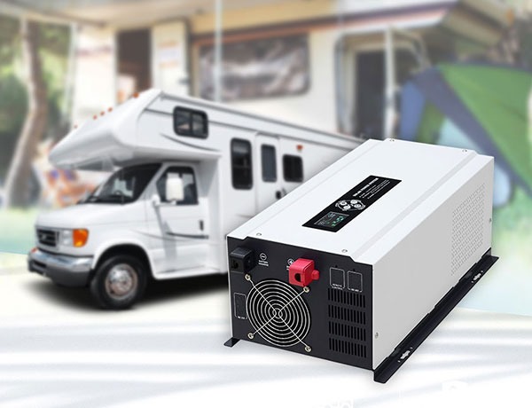 El uso del cargador inversor de corriente para autocaravana/camión