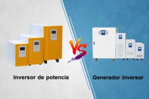 Inversor de corriente frente a generador inversor