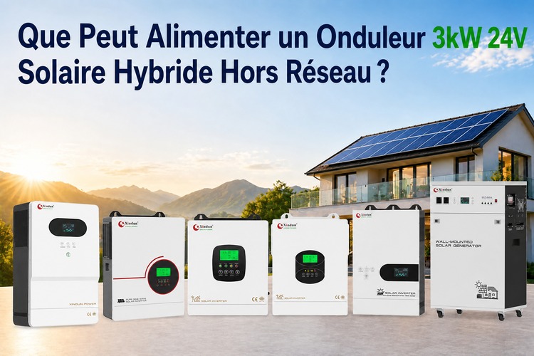 onduleur hybride hors réseau 3 kW 24 V