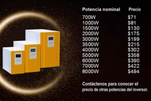 Sistema de energía solar Xindun de China Precios de inversores solares CA fuera de red en Pakistán