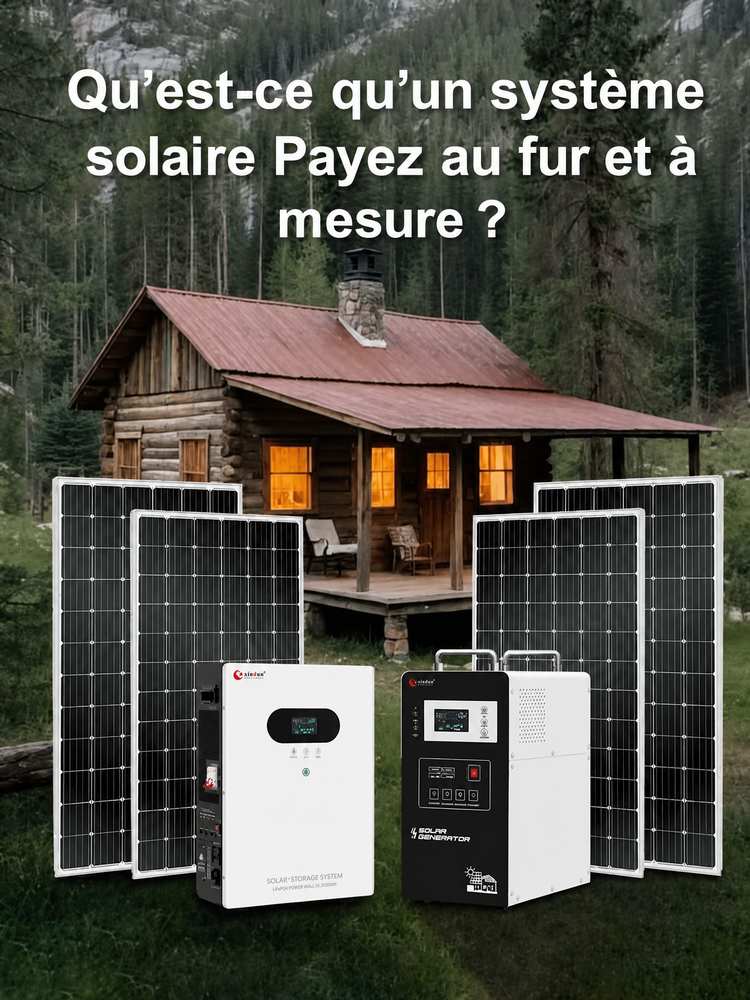 systeme solaire domestique pay as you go