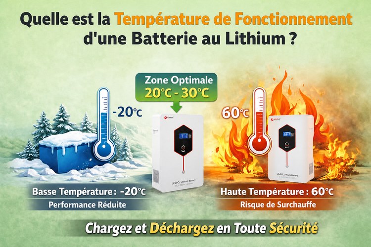 température haute/basse de batterie lithium