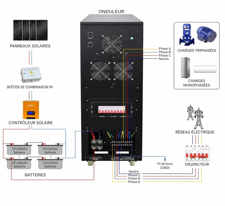 comment connecter un onduleur triphase 15 kilowatts comment connecter un onduleur triphase 15 kilowatts