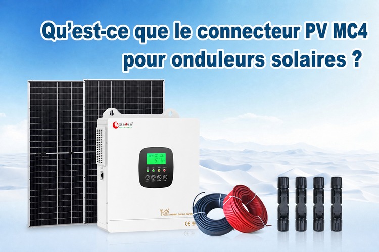 connecteur PV MC4 pour onduleur