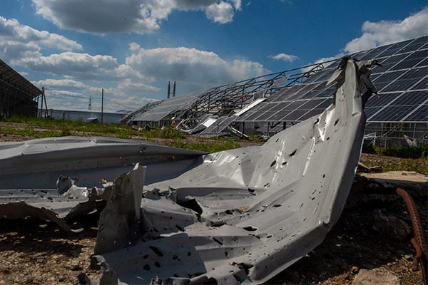 Destruction des installations électriques - l'Ukraine solaire ne peut plus attendre Destruction des installations électriques - l'Ukraine solaire ne peut plus attendre