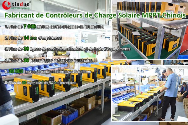 Fabricant chinois de régulateurs de charge solaire MPPT