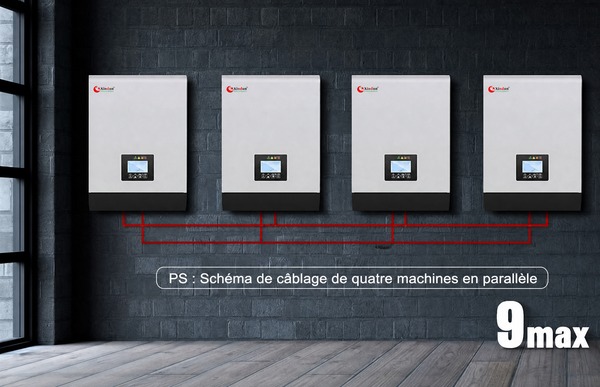 Meilleur onduleur solaire PV parallele jusqu a 9 unites Meilleur onduleur solaire PV parallele jusqu a 9 unites