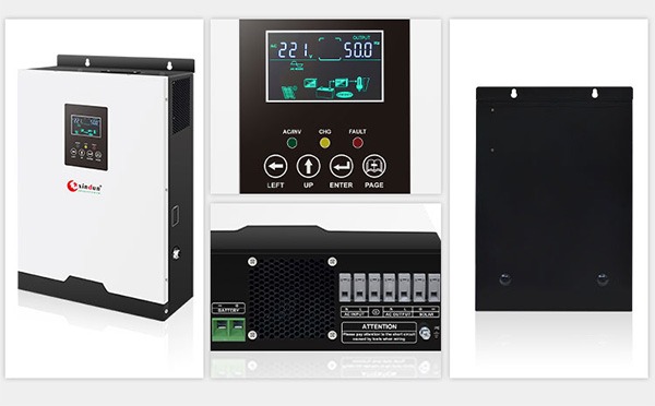 Onduleur HP PRO avec MPPT solaire et chargeur secteur Onduleur HP PRO avec MPPT solaire et chargeur secteur