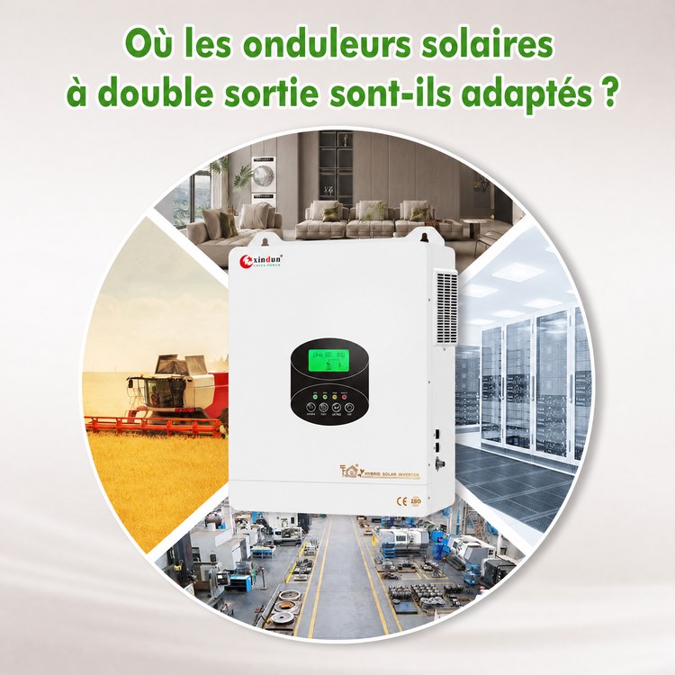 onduleur solaire à double sortie