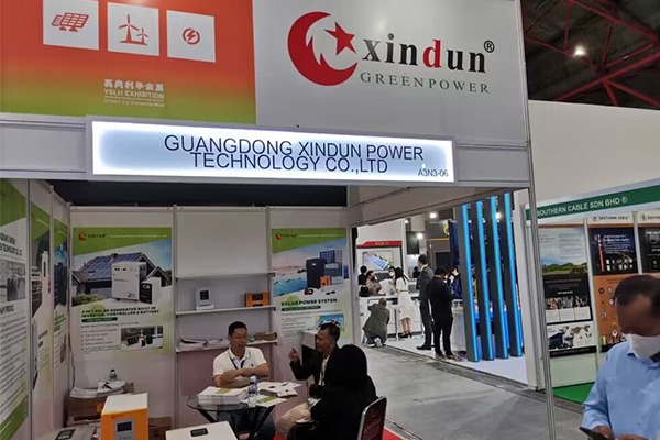salon solaire Indonésie 2023 stand Xindun Chine salon solaire Indonésie 2023 stand Xindun Chine