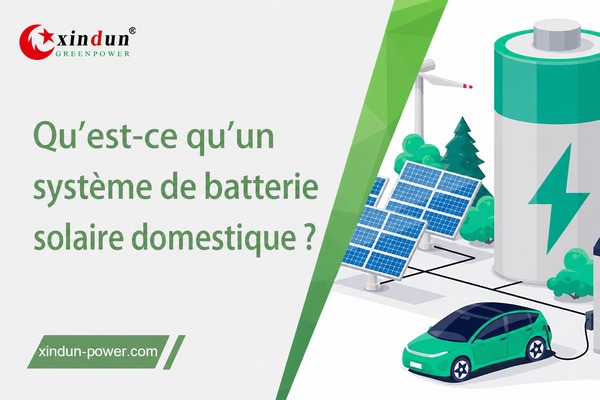 système de batteries solaires pour la maison